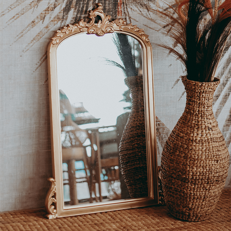 MARILOU SHOP Mirror Oz Golden Mirror